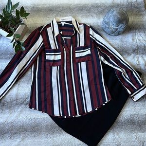 Stripped Express Button Down